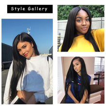 Load image into Gallery viewer, 9A Straight Human Hair 4 Bundles Virgin Hair Weave Extensions