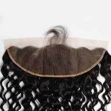 Load image into Gallery viewer, NY Virgin Hair 10a Lace PrePlucked 134 Ear to Ear lace frontal Remy Brazilian Water wave Human Hair Frontal