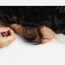 Load image into Gallery viewer, NY Virgin Hair 10a Lace PrePlucked 134 Ear to Ear lace frontal Remy Brazilian Water wave Human Hair Frontal