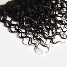 Load image into Gallery viewer, NY Virgin Hair 10a Lace PrePlucked 134 Ear to Ear lace frontal Remy Brazilian Water wave Human Hair Frontal