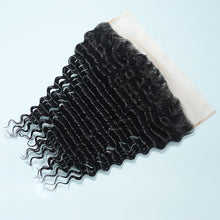 Load image into Gallery viewer, NY Virgin Hair 9a Ear To Ear 13x4 Deep Wave Lace Frontal Closure Swiss Lace Frontal Closure