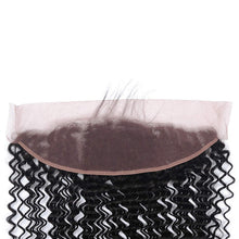 Load image into Gallery viewer, NY virgin Hair 8a Deep wave 13x4 Brown Lace Frontal 100% Human Hair
