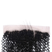 Load image into Gallery viewer, NY virgin Hair 8a Deep wave 13x4 Brown Lace Frontal 100% Human Hair