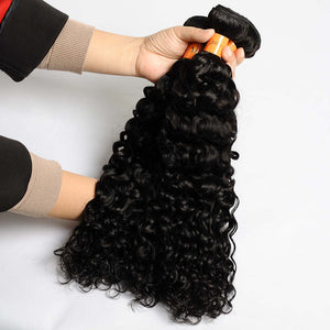 10a Water Wave Bundles Human Hair Weave Bundles Human Hair Weave Bundles Hair 3 Bundles Virgin Hair Natural Color
