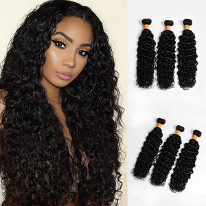 10a Water Wave Bundles Human Hair Weave Bundles Human Hair Weave Bundles Hair 3 Bundles Virgin Hair Natural Color
