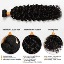 Load image into Gallery viewer, NY Virgin Hair 10a water wave human hair 3 bundles
