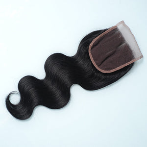 9a Body Wave 3 Bundles With Closure Human Hair Bundles With 4x4 Lace Closure Human Hair Extension