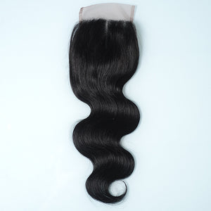 9a Body Wave Closure Middle Part Virgin Human Hair Swiss Lace Closure 4x4 Closure