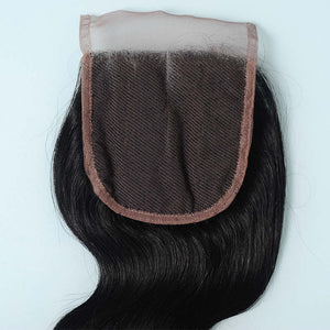 9a Body Wave Closure Middle Part Virgin Human Hair Swiss Lace Closure 4x4 Closure