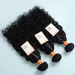 9a Virgin Hair Water Wave 3 Bundles 100% Unprocessed Human Hair Weave
