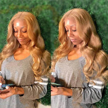 Load image into Gallery viewer, Honey Blonde Body Wave Lace Front Wig Colored Human Hair Wigs For Women
