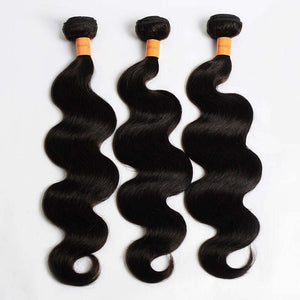 NY Virgin Hair 10a Body wave Hair 3 Bundles With 4x4 Closure Brazilian Human Hair Bundles With Closure Middle Part 3pcs/lot Weave