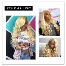 Load image into Gallery viewer, NY Virgin Hair 613 Straight human hair 3 bundles
