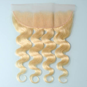 NY Virgin Hair 613 Body Wave human hair 4 Bundles+13x4 Lace Frontal