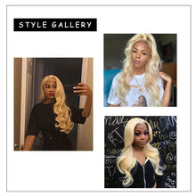 Load image into Gallery viewer, NY Virgin Hair 613 Body Wave human hair 4 Bundles+13x4 Lace Frontal
