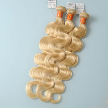 Load image into Gallery viewer, NY Virgin Hair 613 Body Wave human hair 4 Bundles+4x4 Lace Closure
