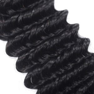 NY Virgin Hair 8A Deep Weave 2 Bundles Brazilian Human Hair Extension