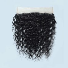 Load image into Gallery viewer, NY Virgin Hair 9a Virgin Hair Water Wave 3 Bundles With 13x4 Lace Frontal 100% Unprocessed Hair Extensions Natural Color
