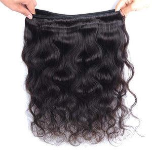 NY Virgin Hair 8a Brazilian Body Wave 4 Bundles With 13x4 Lace Frontal