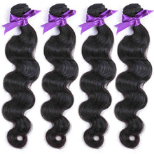 Load image into Gallery viewer, NY Virgin Hair 8a Brazilian Body Wave 4 Bundles With 13x4 Lace Frontal
