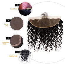 Load image into Gallery viewer, NY Virgin Hair 8a Brazilian Water Wave 4 Bundles Human Hair Bundles With 13x4 Frontal
