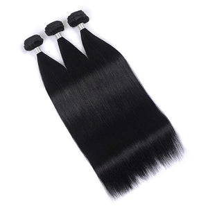 8A Straight Human Hair 3 Bundles Deal Hair Extensions