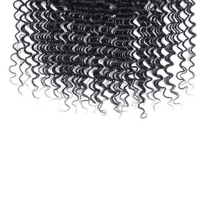NY virgin Hair 8a Deep wave 13x4 Brown Lace Frontal 100% Human Hair