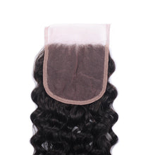 Load image into Gallery viewer, NY virgin Hair 8a Brazilian water wave 4x4 Lace Closure Pre-Plucked 10~20inch
