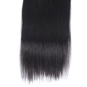 Straight human hair